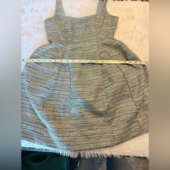 NWT By Anthropologie Sleeveless Tweed Mini Dress - M - NWT - Picture 11 of 16